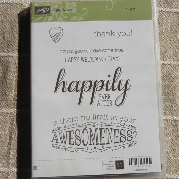 Stampin' Up Big News 2 box Stamp Set - Picture 2 of 7